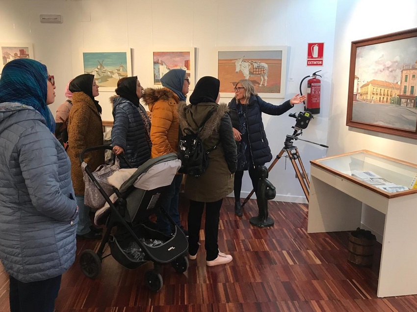 El Museo José Luis Samper recibe una visita muy especial